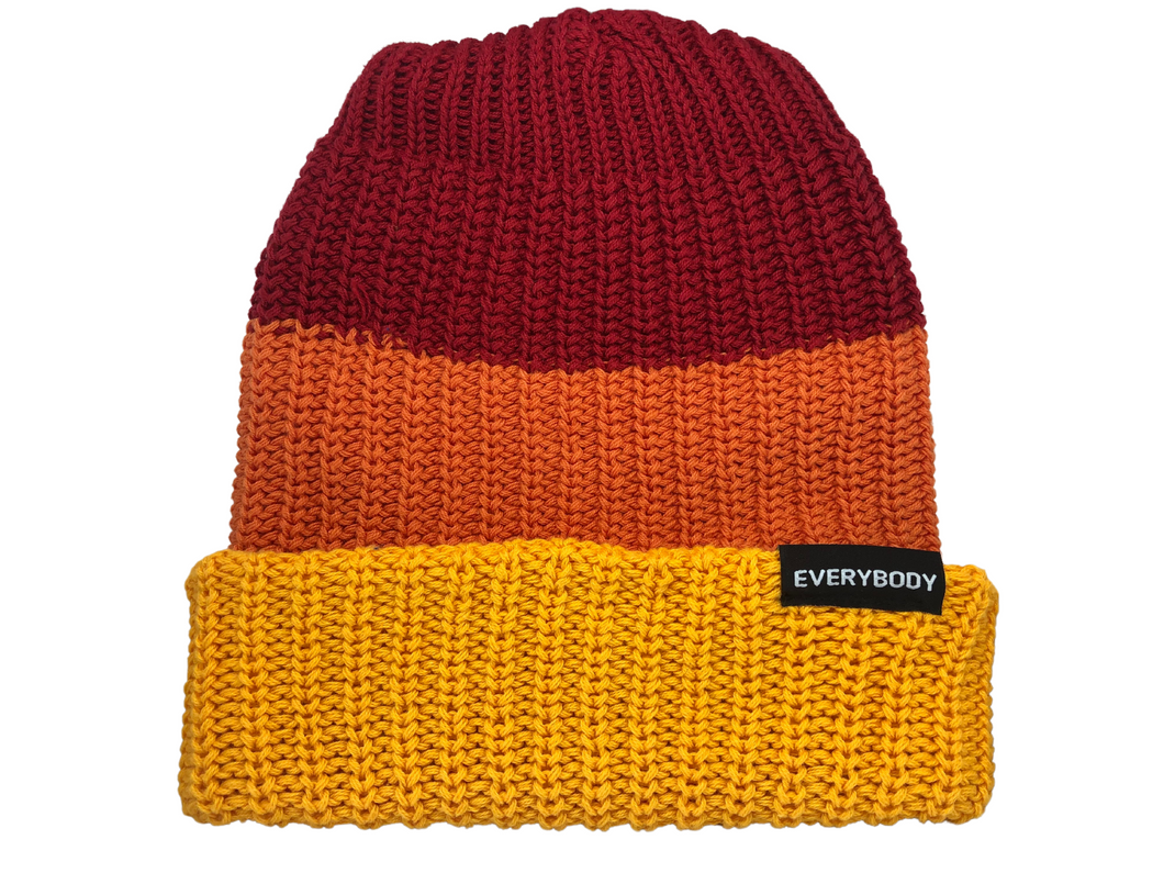 Everybody Headwear - 3 Block Knit Beanie